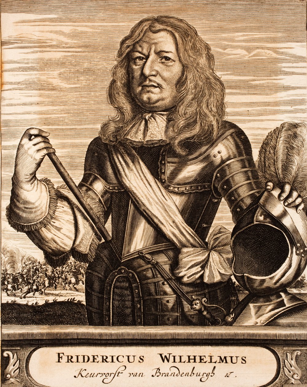 Portret Fryderyka Wilhelma 1620-1688, elektora brandenburskiego, księcia pruskiego, 1675. autorstwa Unbekannt