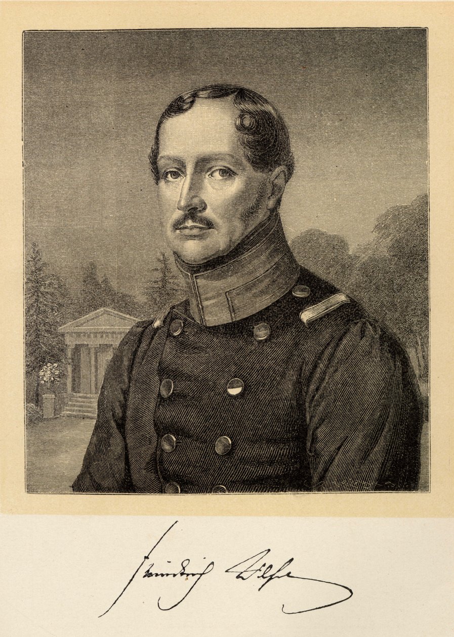Portret Fryderyka Wilhelma III Prus 1797-1840. autorstwa Unbekannt
