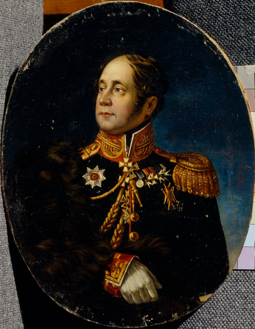 Portret generała Nikołaja Martemianowicza Sipyagina 1785-1828 autorstwa Unbekannt