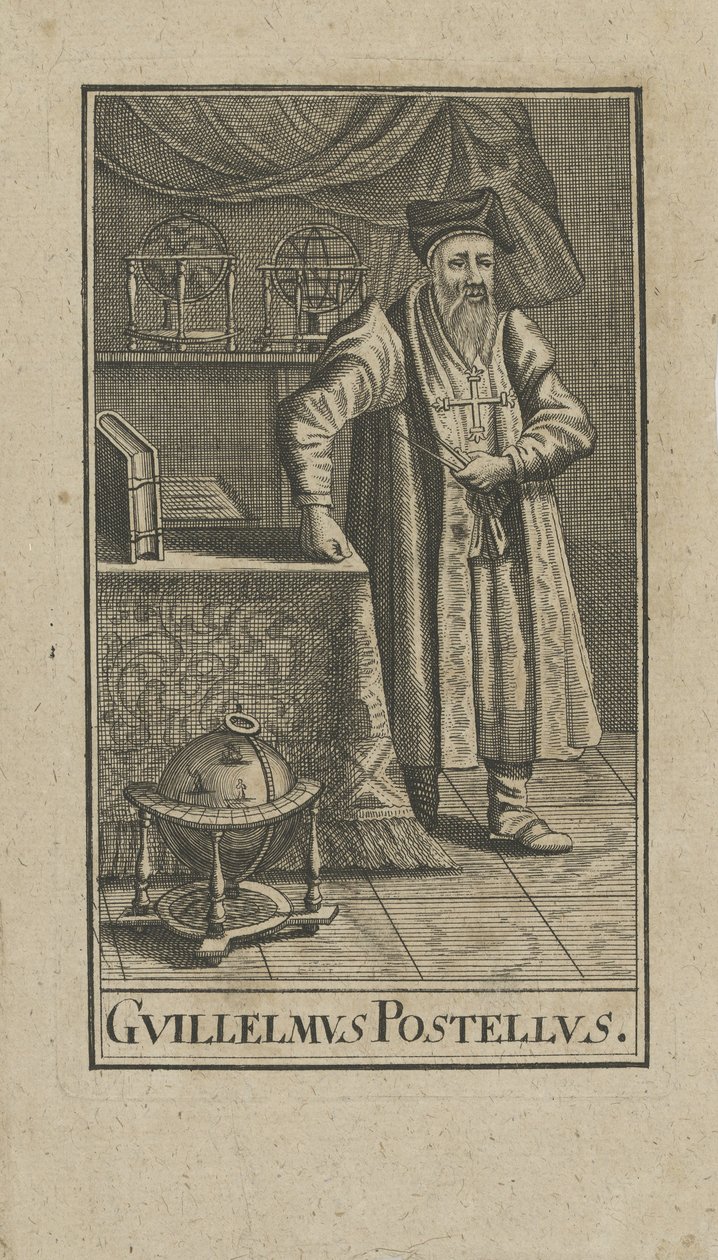 Portret Guillaume Postel 1510-1581, przed 1740. autorstwa Unbekannt
