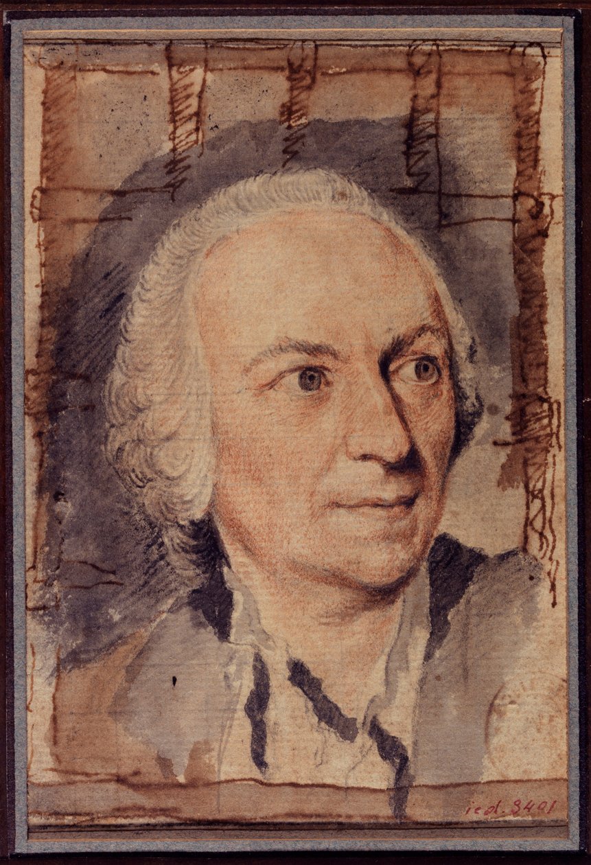 Portret Henri Masers de Latude 1725-1805, koniec XVIII w. autorstwa Unbekannt