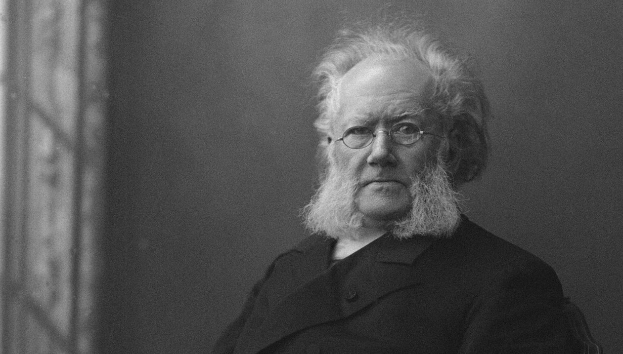 Portret Henrika Ibsena 1828-1906 autorstwa Unbekannt
