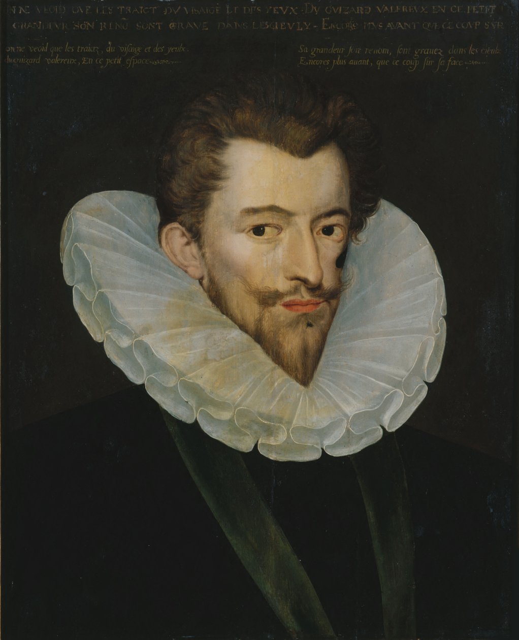 Portret Henryka I, księcia Guise 1550-1588, ok. 1585. autorstwa Unbekannt