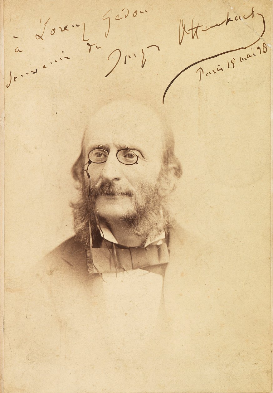 Portret Jacquesa Offenbacha 1819-1880, 1878. autorstwa Unbekannt