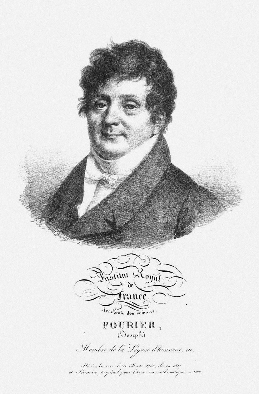 Portret Jeana Baptiste Josepha Fouriera 1768-1830 autorstwa Unbekannt