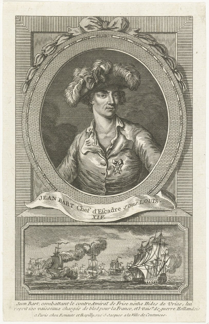 Portret Jeana Barta 1650-1702, 1694. autorstwa Unbekannt