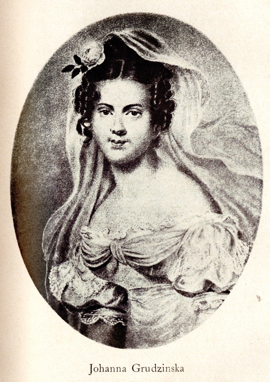 Portrait of Joanna Grudzinska, Early 19th cen. autorstwa Unbekannt