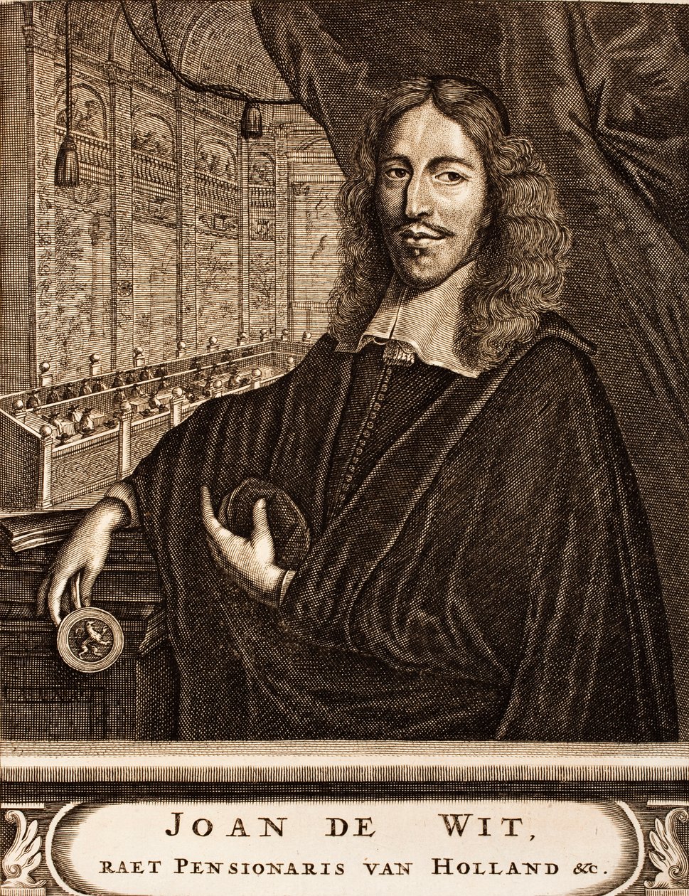 Portret Johana de Witta 1625-1672 Od: Scena wojny, 1675. autorstwa Unbekannt