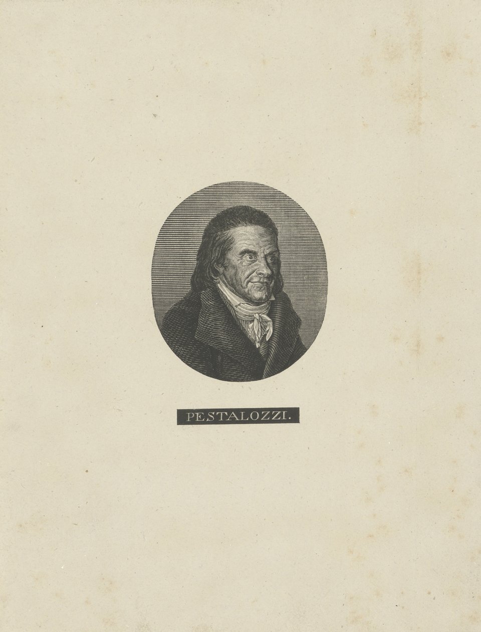 Portret Johanna Heinricha Pestalozziego 1746-1827 , c. 1830. autorstwa Unbekannt