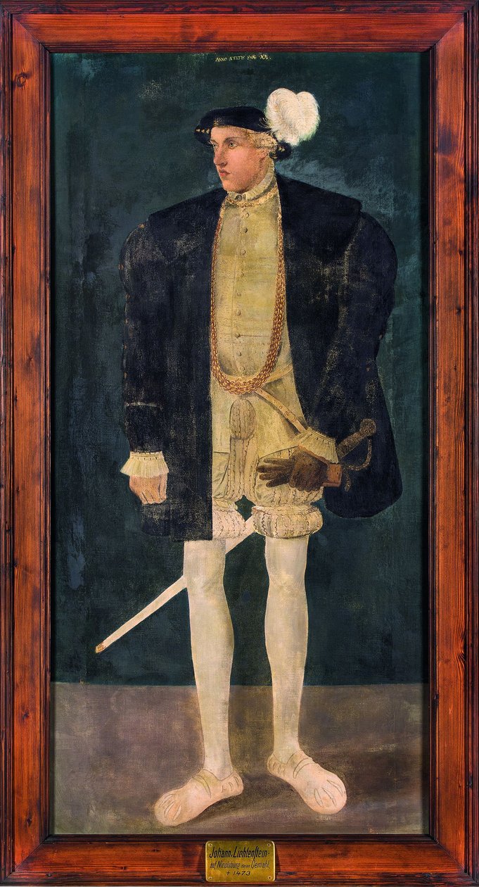 Portret Johanna V Hannsa z Liechtensteinu. autorstwa Unbekannt
