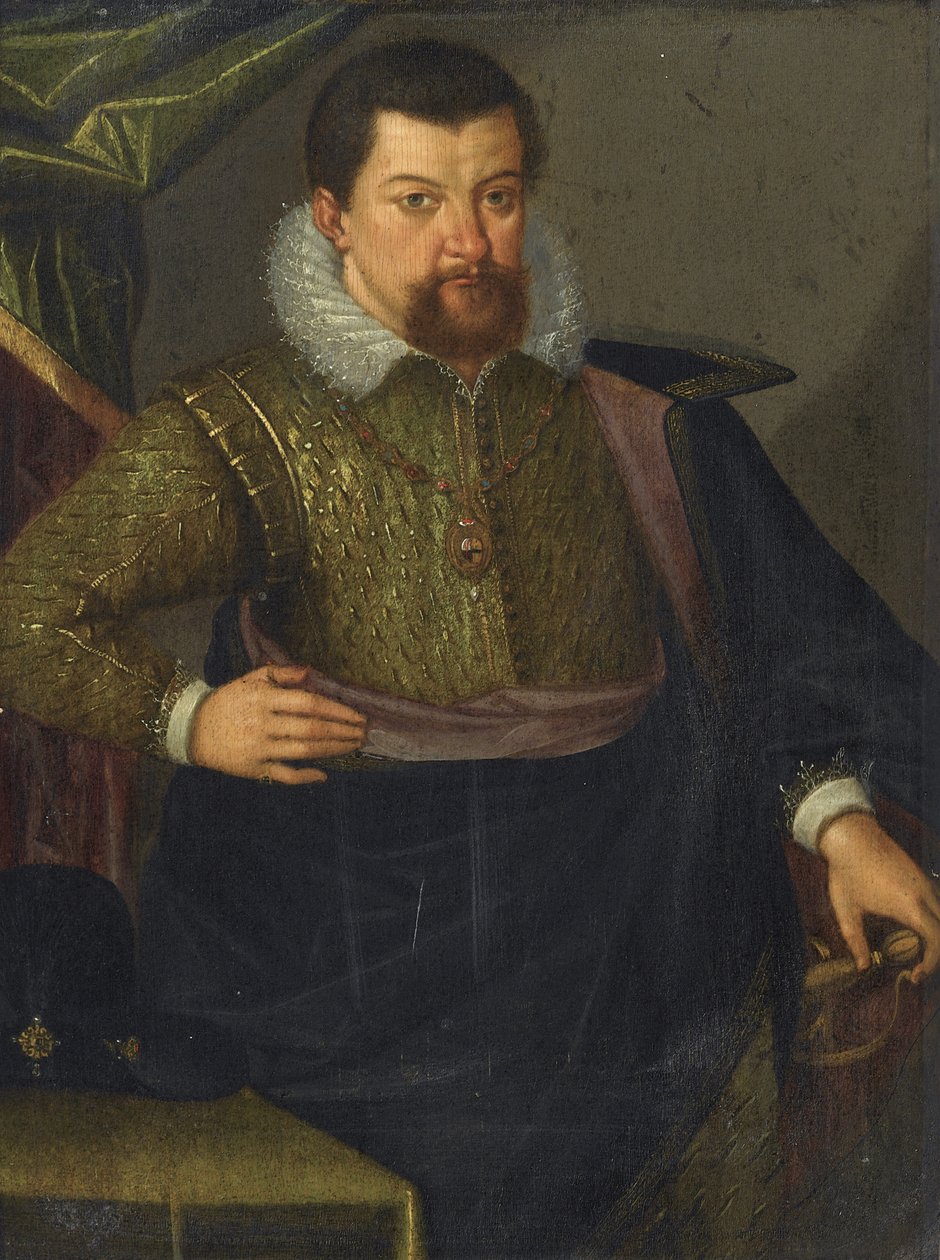 Portret Jana Jerzego I 1585-1656, elektora saskiego, 1611 autorstwa Unbekannt