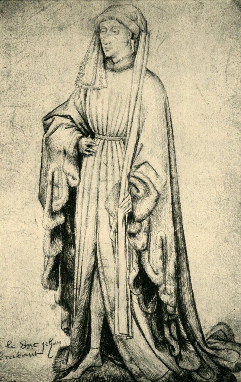 Portret Jana IV, księcia Brabancji, 1460-1470, 1943. autorstwa Unbekannt
