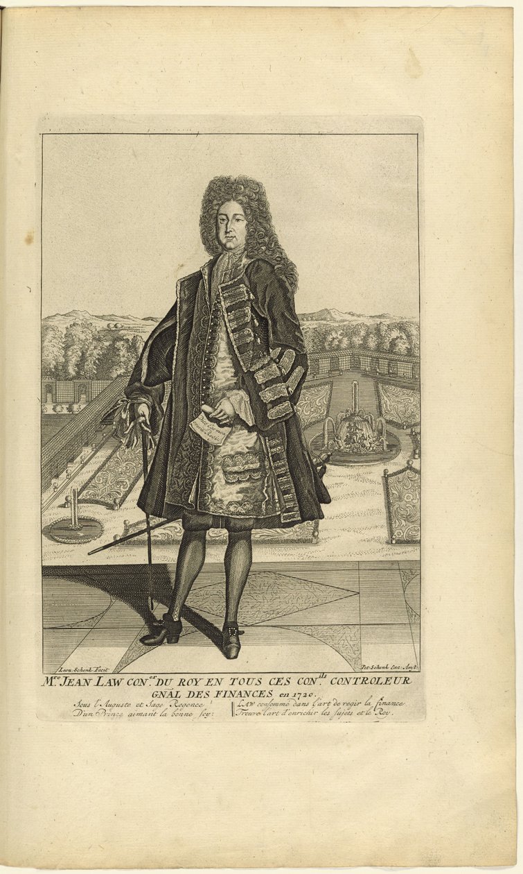 Portret Jana Lawa 1671-1729, 1720. autorstwa Unbekannt