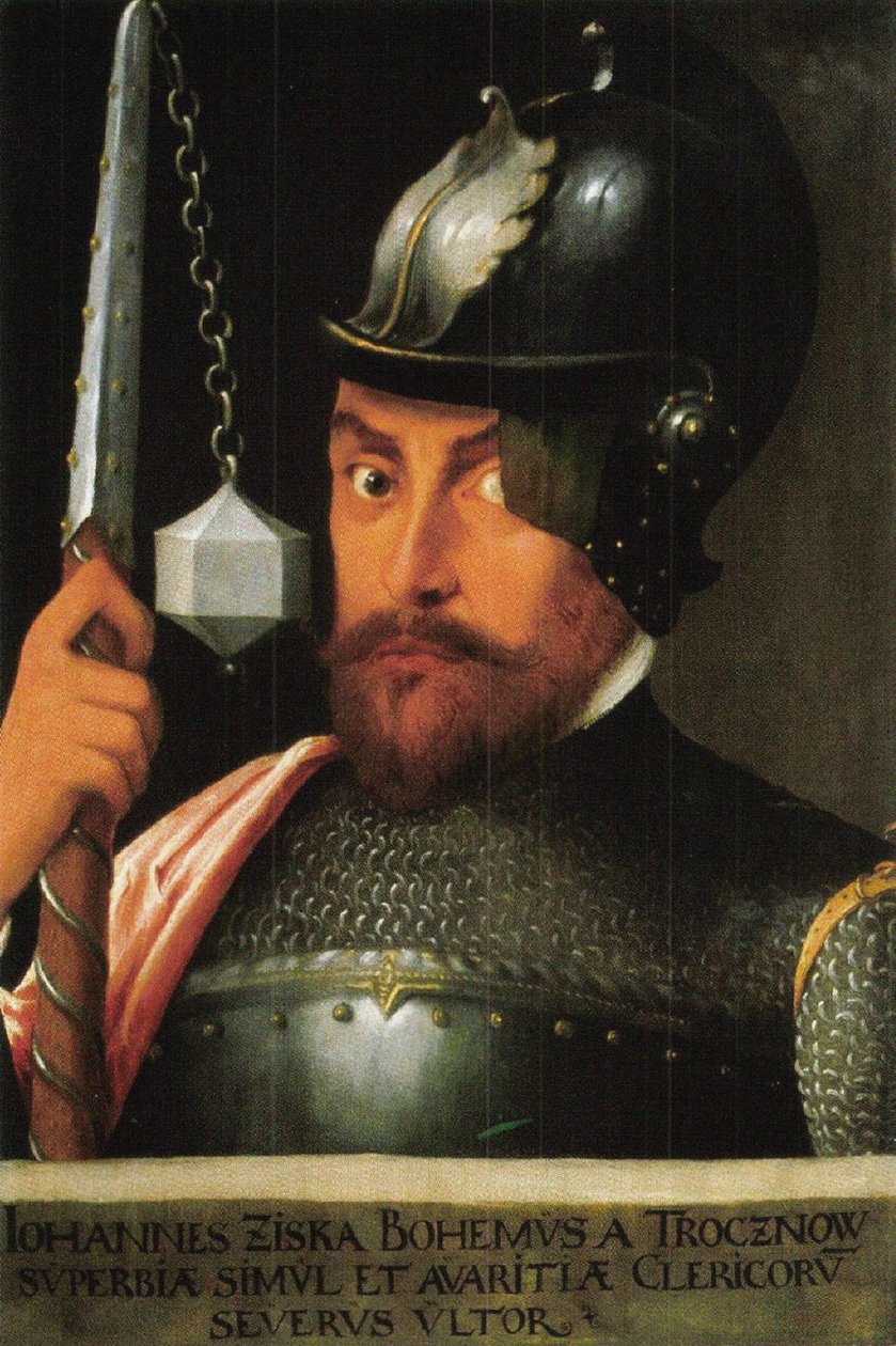 Portret Johna Zizka .a autorstwa Unbekannt