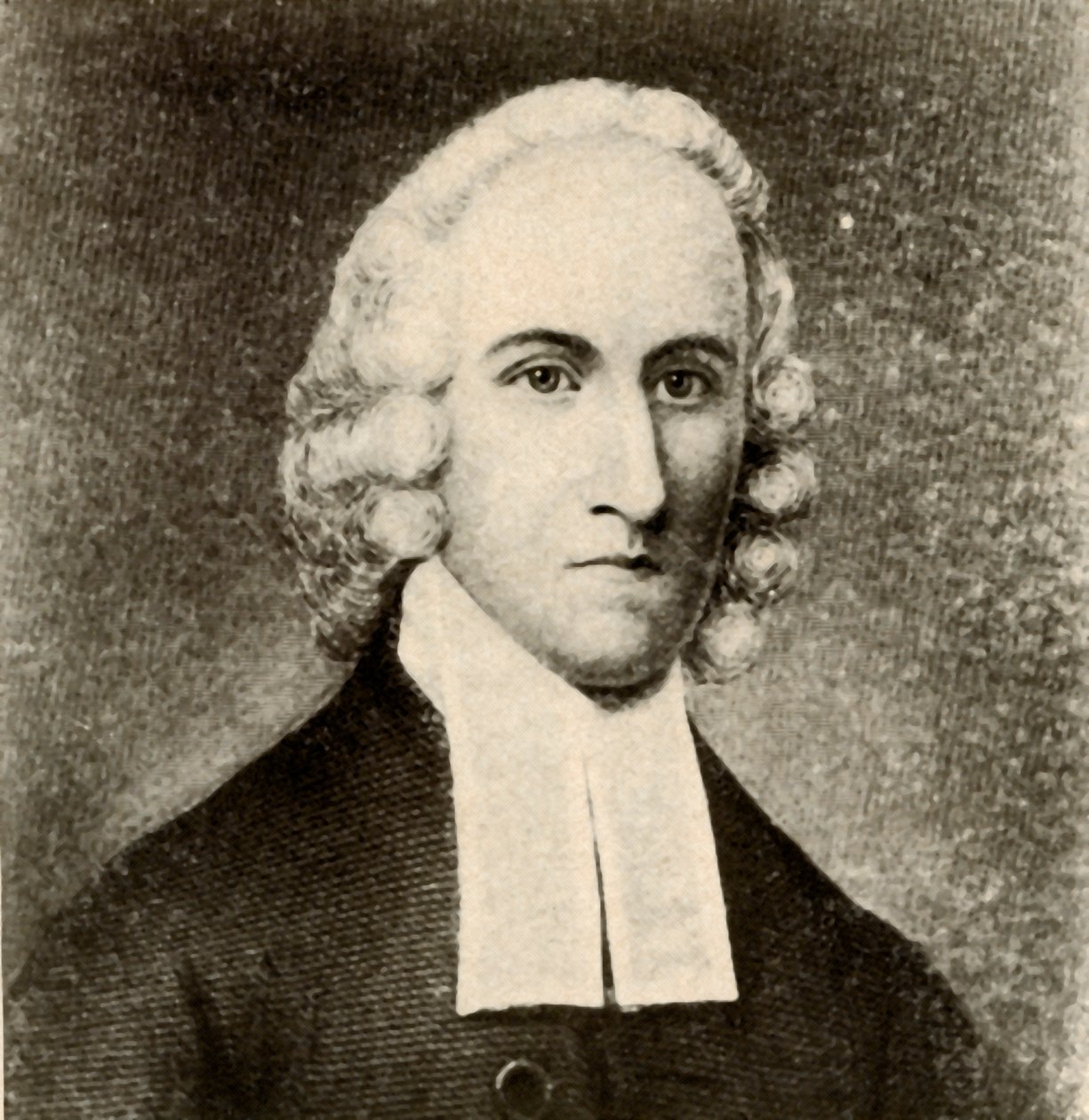 Portret Jonathana Edwardsa, w prostym płaszczu i opaski prezbiteriańskiego ministra, c1750, 1937. autorstwa Unbekannt