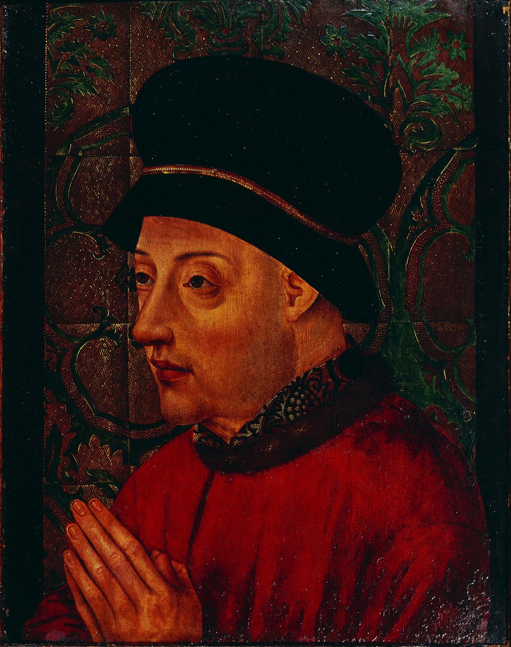 Portret króla Jana I Portugalii 1357-1433, początek XV wieku. autorstwa Unbekannt