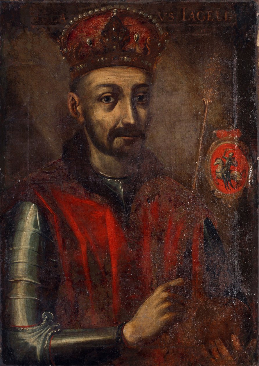 Portret króla Władysława II. Jagiełło, połowa XVII w. autorstwa Unbekannt