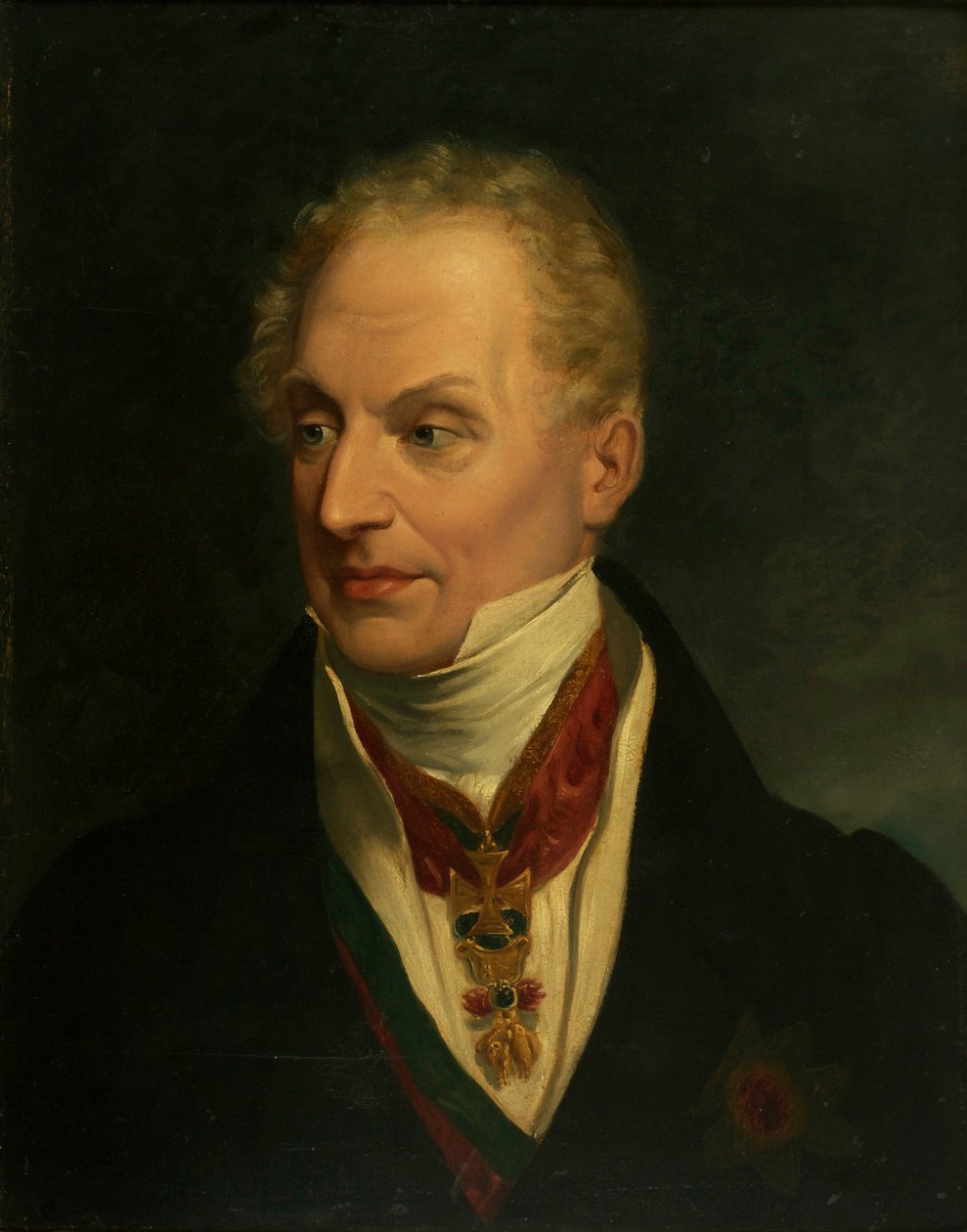 Portret Klemensa Wenzela, księcia Metternicha 1773-1859, ok. 1930 r. 1815 autorstwa Unbekannt