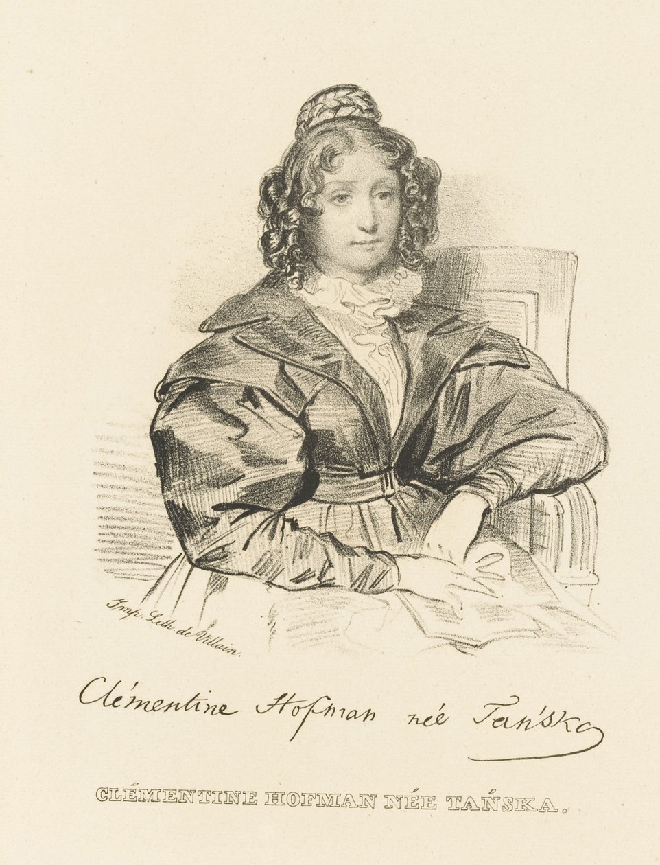 Portrait of Klementyna Hoffmanowa 1798-1845, c. 1840. autorstwa Unbekannt