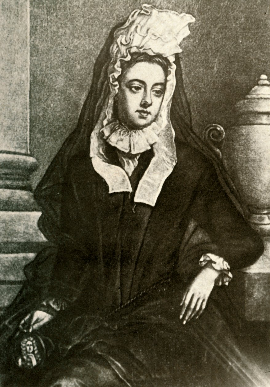 Portret lady Fenwick ukazujący żałobę wdów, 1695, 1937. autorstwa Unbekannt