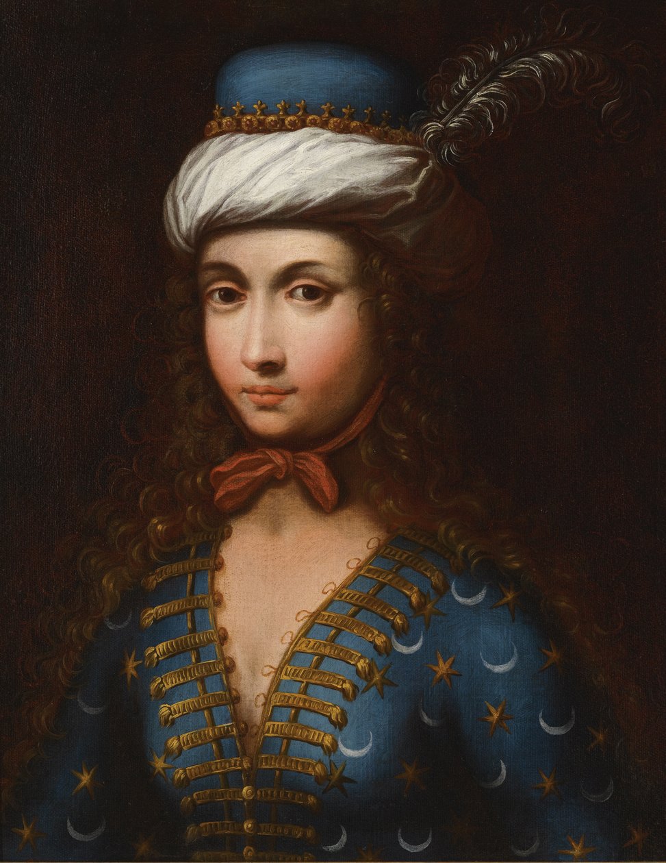 Portret Lady Mary Wortley Montagu 1689-1762, XVIII wiek autorstwa Unbekannt