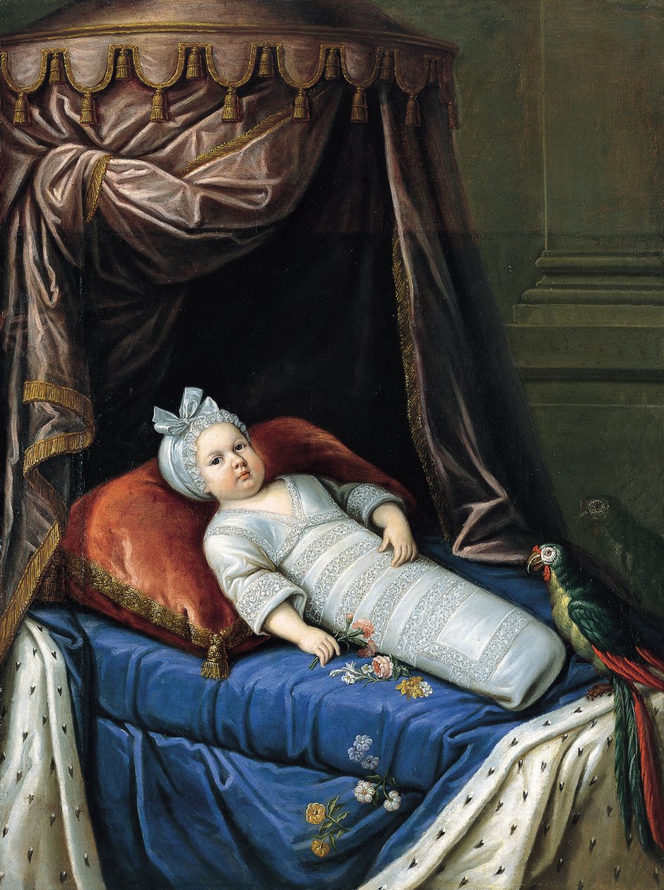 Portret Ludwika XIV 1638-1715 jako Dziecko, ok. 1638 autorstwa Unbekannt