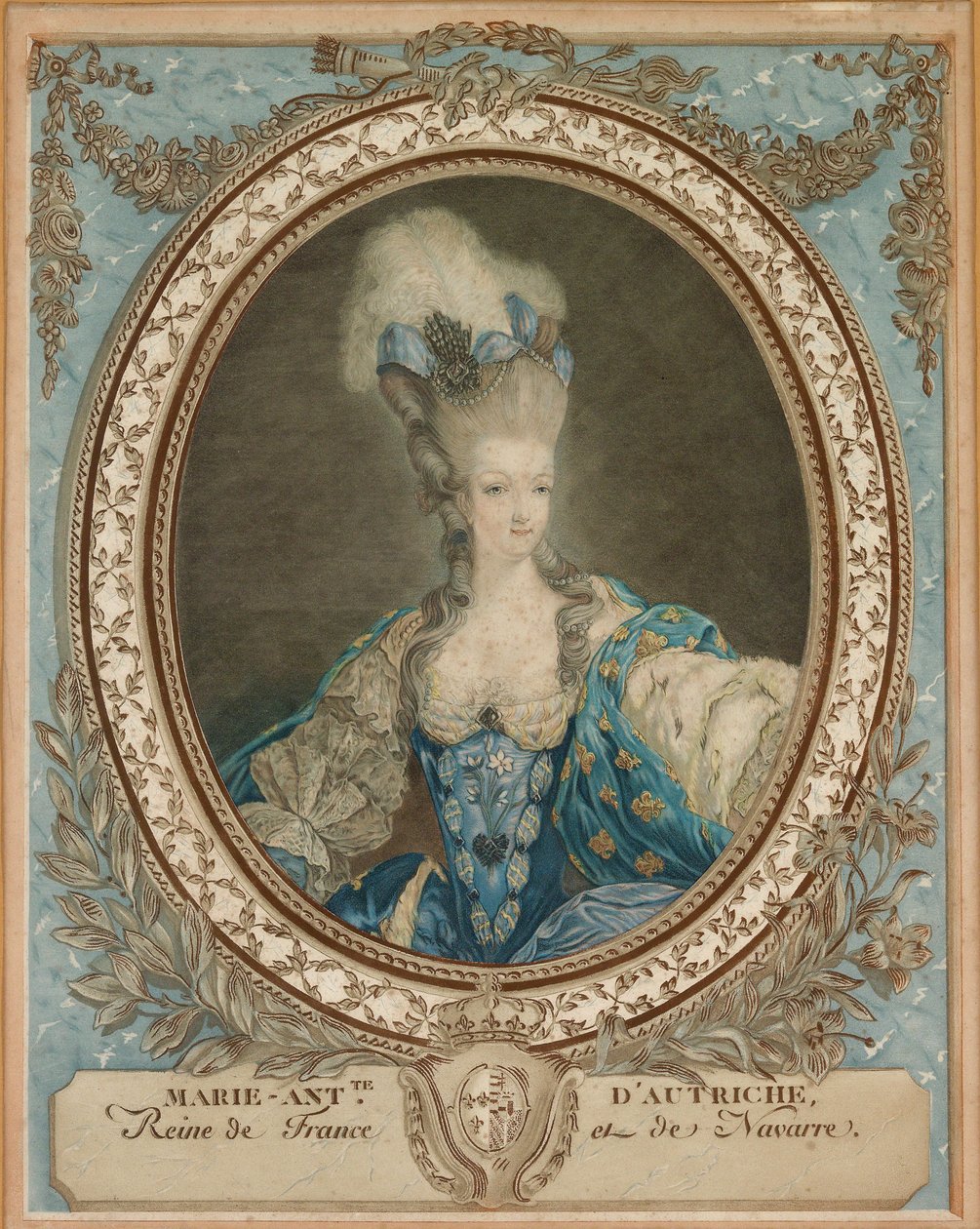 Portret Marii Antoniny 1755-1793, II poł. XVIII w. autorstwa Unbekannt