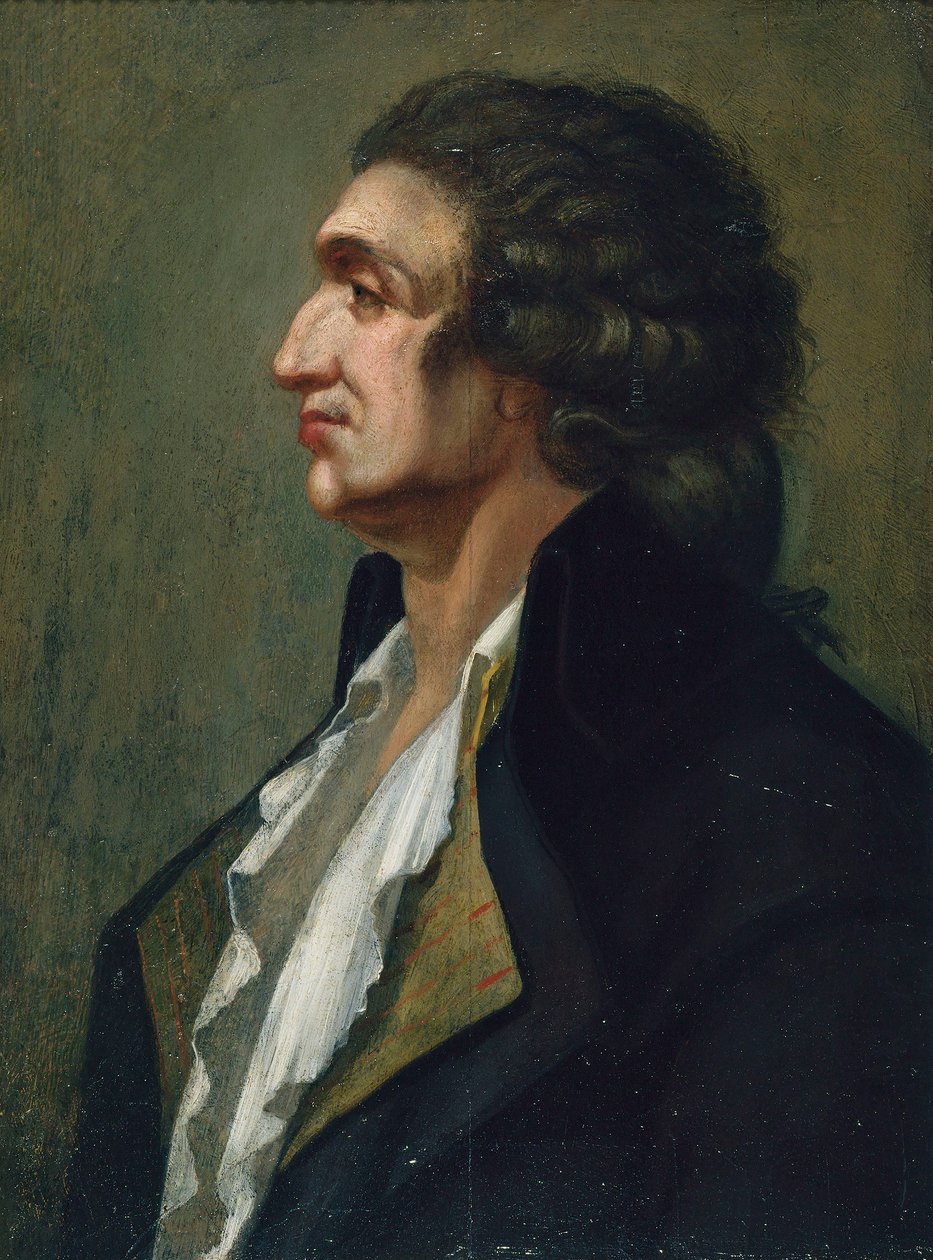 Portret Marie Jean Antoine Nicolas Caritat, markiz de Condorcet, II poł. autorstwa Unbekannt