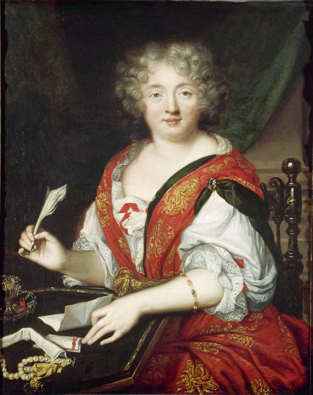 Portret Marii de Rabutin-Chantal, markiza de Sévigné 1626-1696, ok. 201 1680. autorstwa Unbekannt