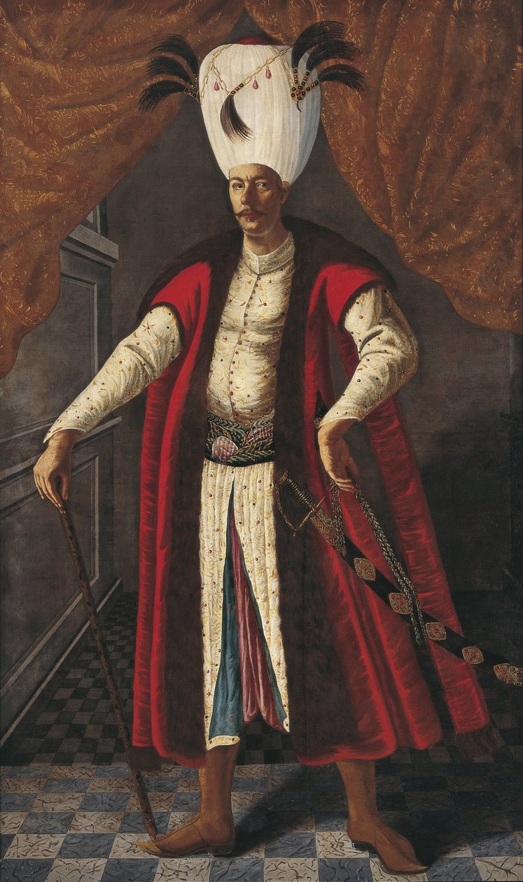 Portret Mehmeda IV 1642-1693, sułtana Imperium Osmańskiego, ok. 1681-1682 autorstwa Unbekannt
