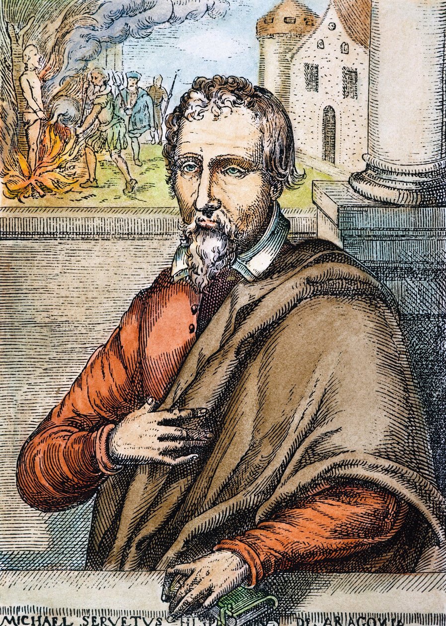 Portret Miguela Serveta, początek XVIII wieku autorstwa Unbekannt