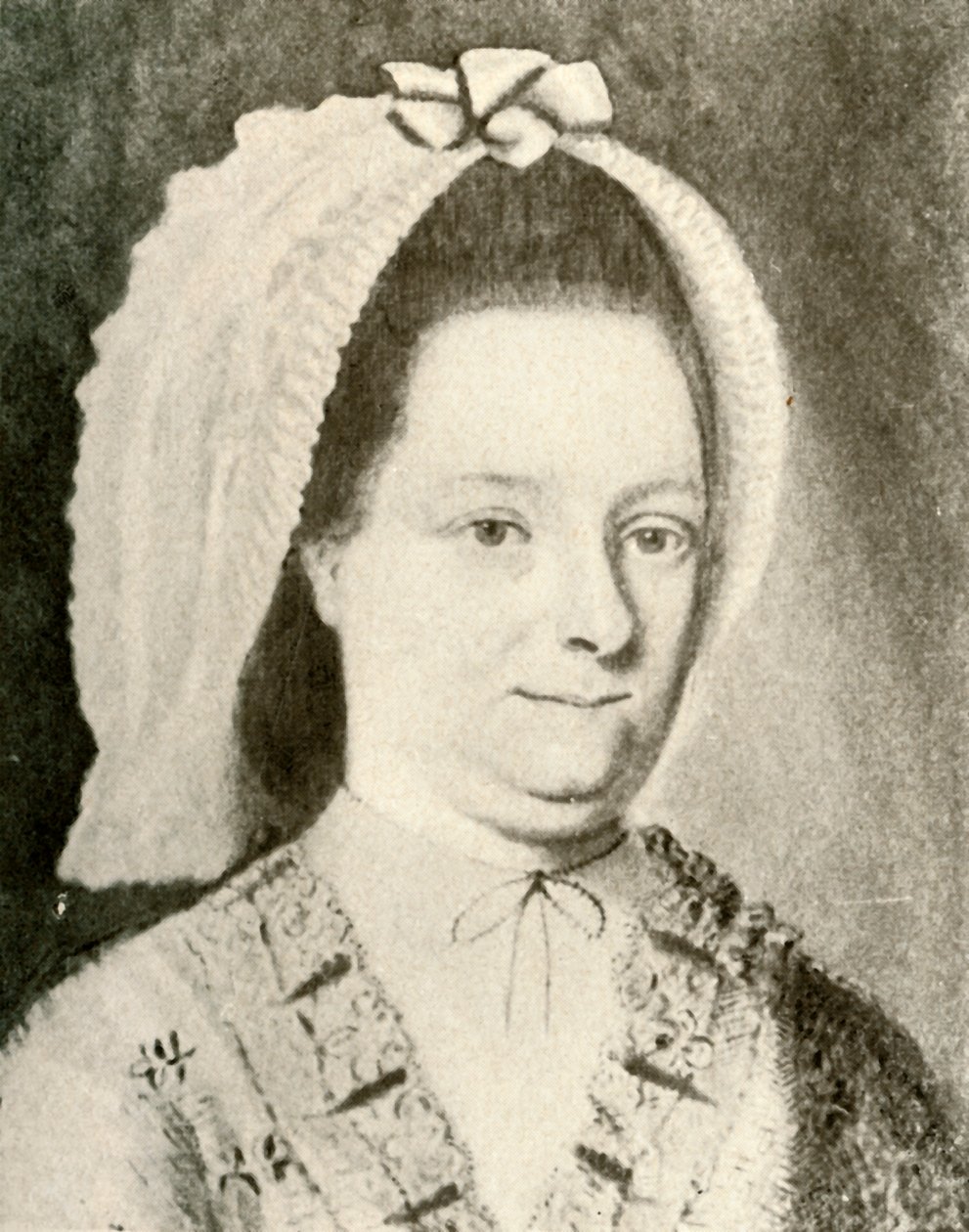 Portret pani Nathaniel Appleton, Jr., przedstawiający osobliwą czapkę, 1784, 1937. autorstwa Unbekannt