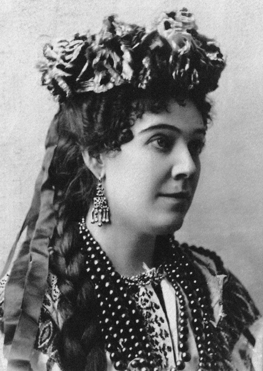 Portret Nadieżdy Iwanowny Zabela-Vrubel 1868-1913, 1898. autorstwa Unbekannt