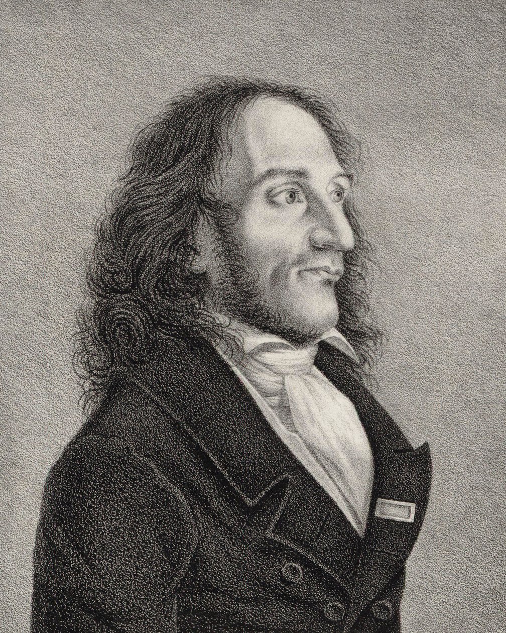 Portret Niccolò Paganiniego 1782-1840, c. 1830 autorstwa Unbekannt