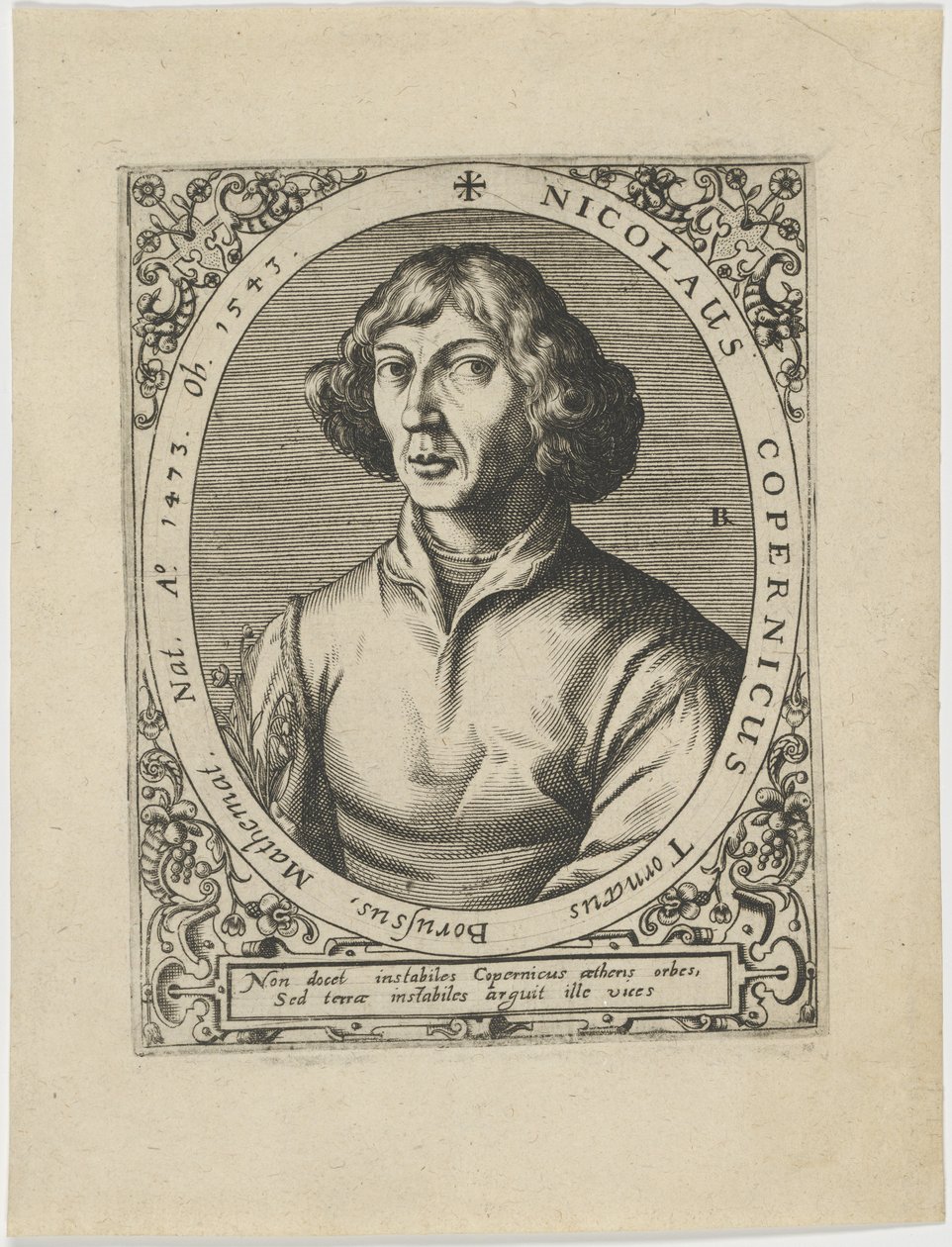 Portret Mikołaja Kopernika 1473-1543 , 1598. autorstwa Unbekannt