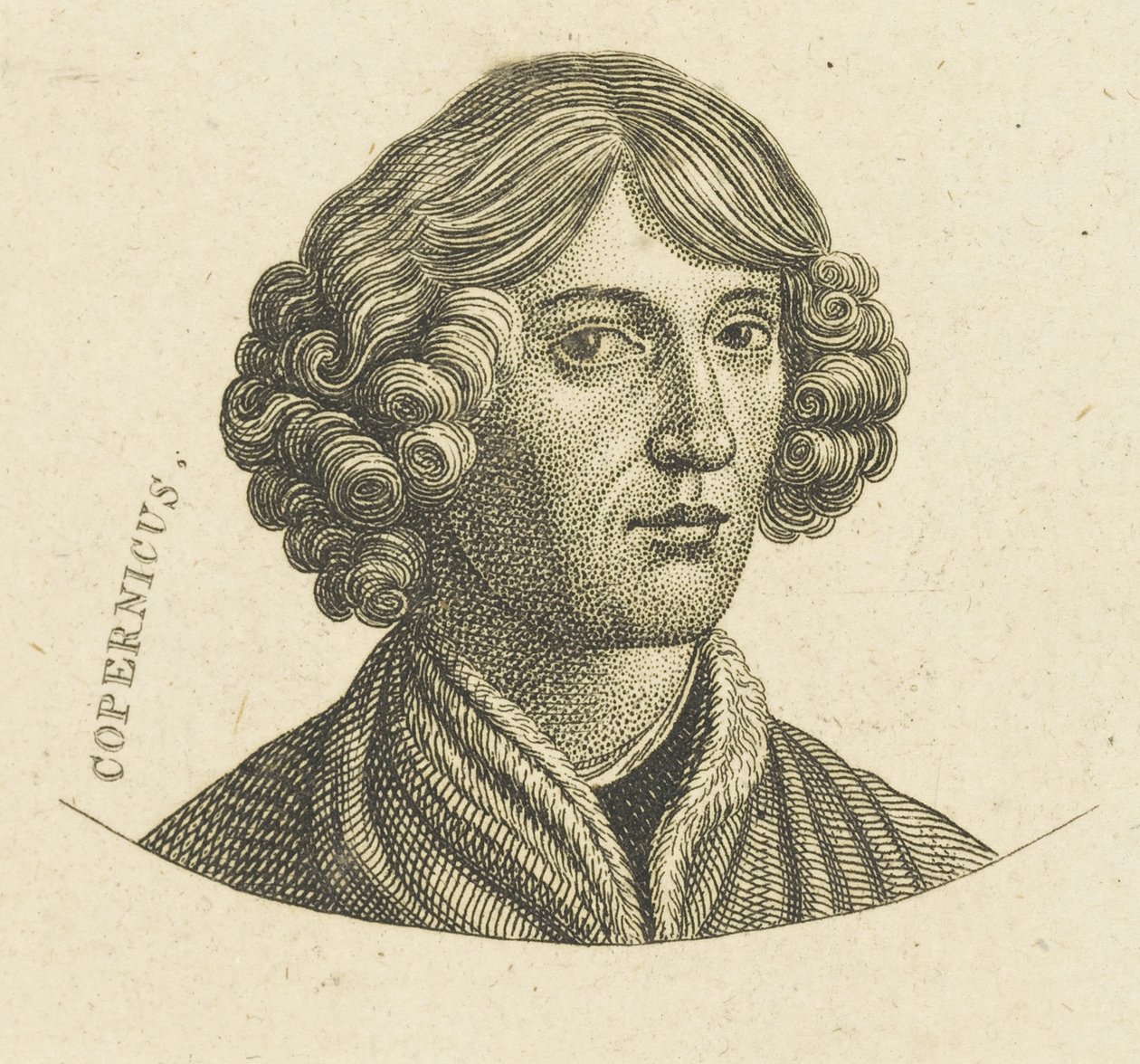 Portret Mikołaja Kopernika 1473-1543 , c. 1830-1840. autorstwa Unbekannt