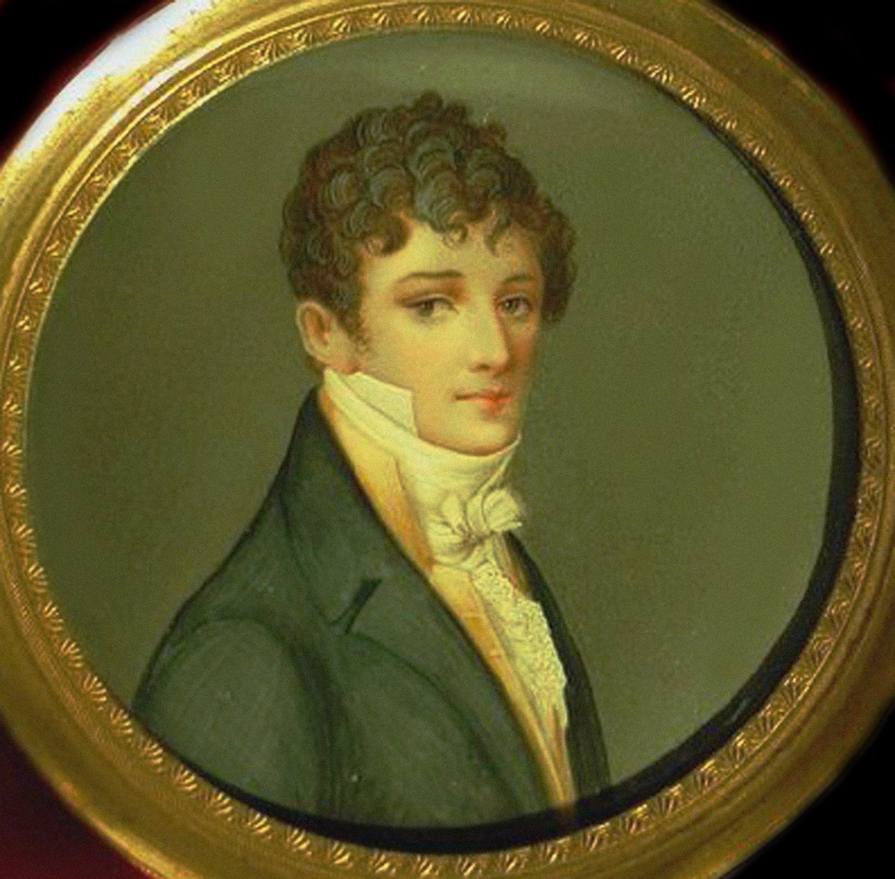 Portret Nikołaja Afanasjewicza Gonczarowa 1787-1861, ojca Natalii Puszkiny autorstwa Unbekannt