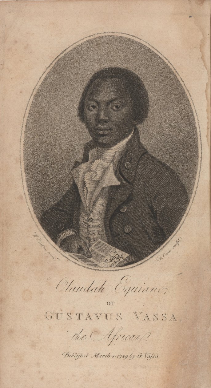 Portret Olaudaha Equiano znanego Gustavusa Vassy 1745-1797, 1789. autorstwa Unbekannt