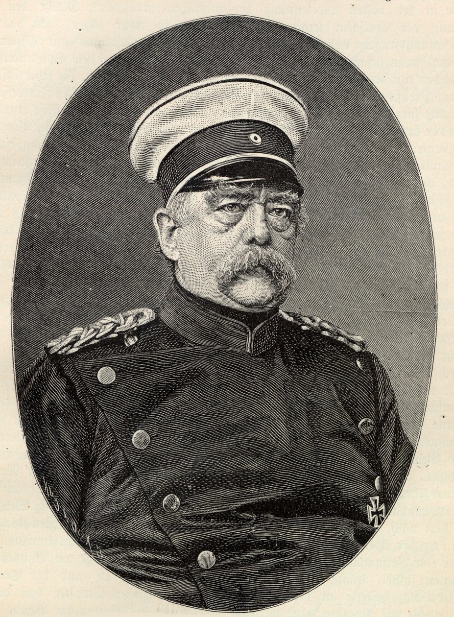 Portret Otto von Bismarcka 1815-1898. autorstwa Unbekannt