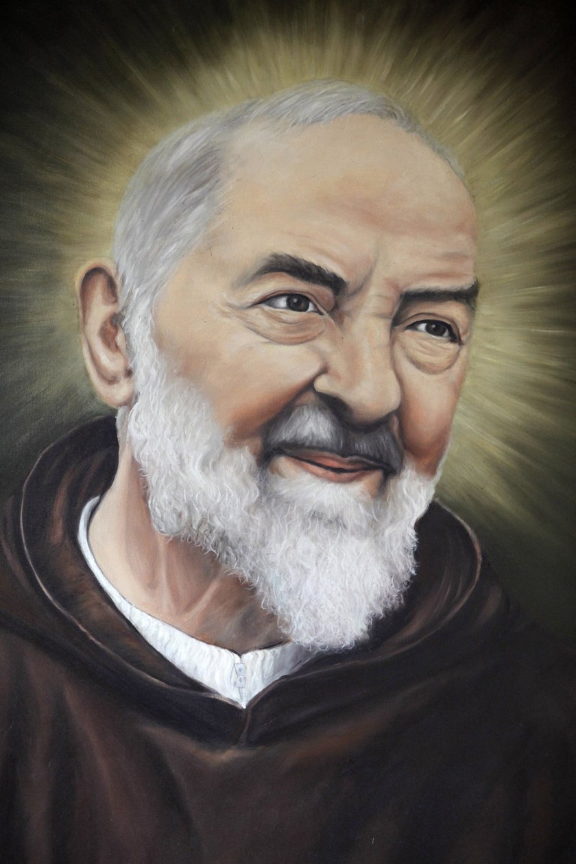 Portret Ojca Pio w Apulii, Alberobello, Włochy autorstwa Unbekannt
