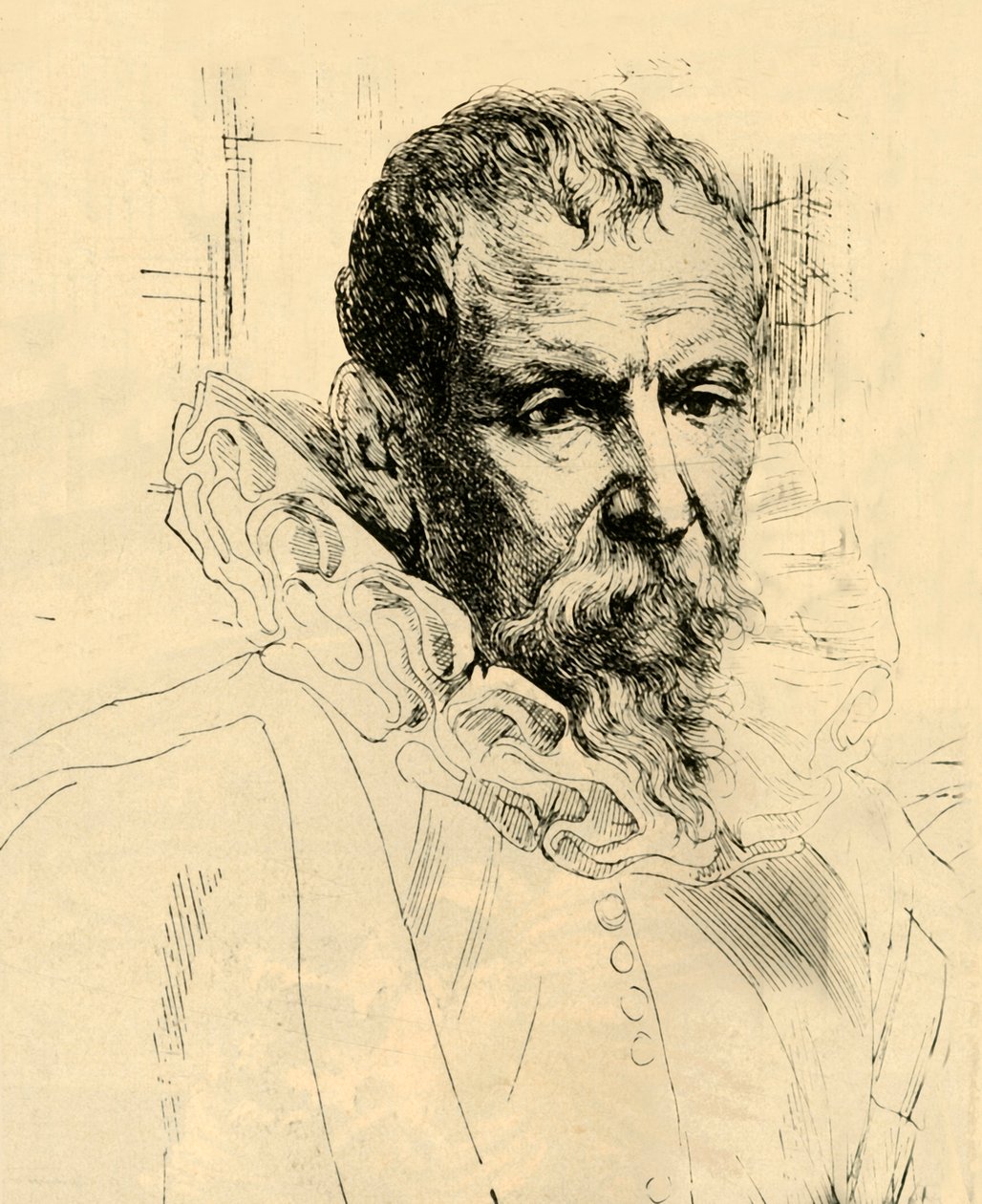 Portret Petera Bruegla, 1883. autorstwa Unbekannt