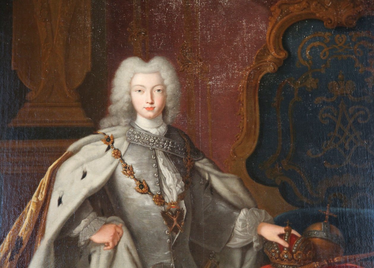 „Portret Piotra II”, c1728 autorstwa Unbekannt
