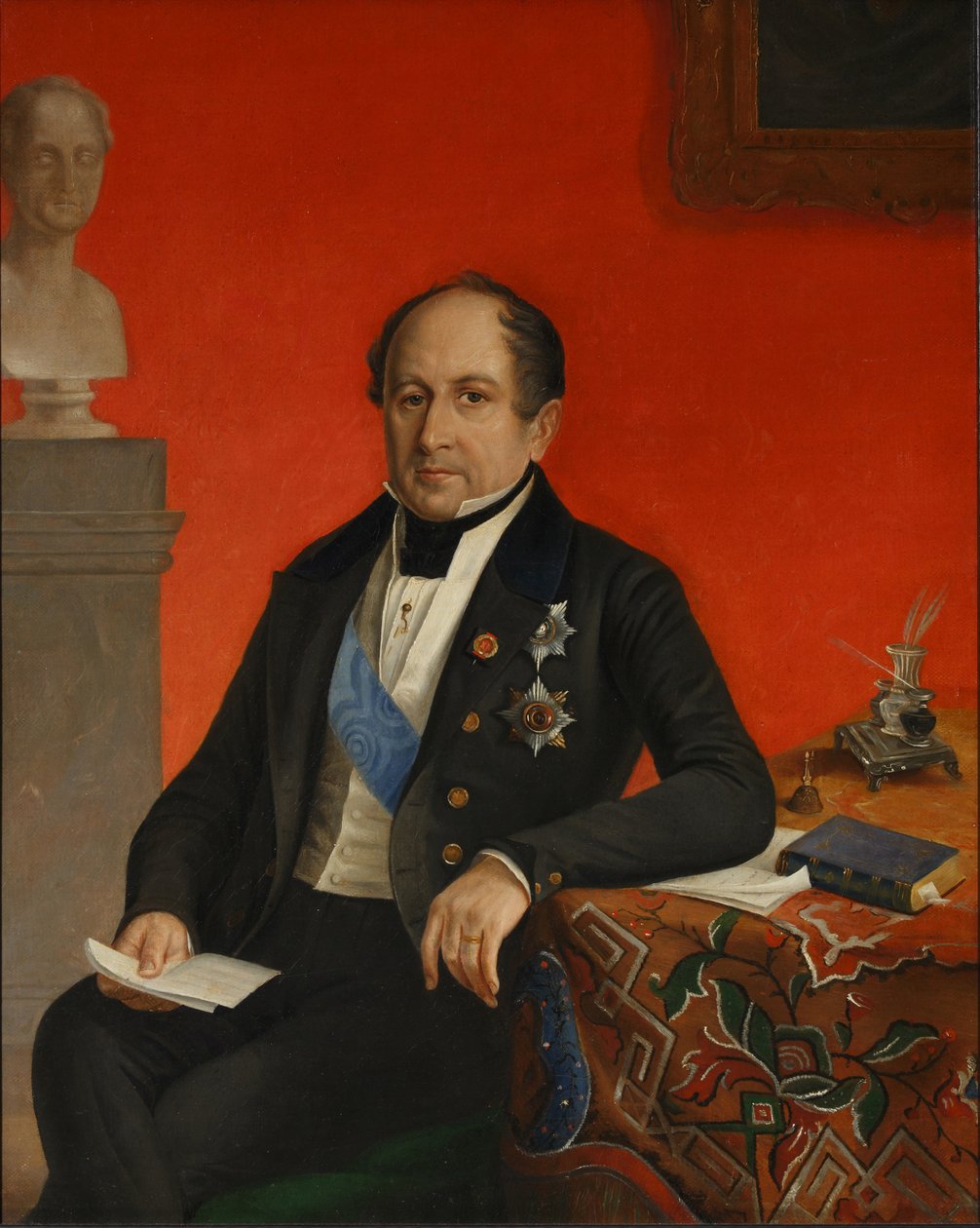 Portret księcia Aleksandra Nikołajewicza Golicyna 1773-1844, w latach 1826-1834 autorstwa Unbekannt
