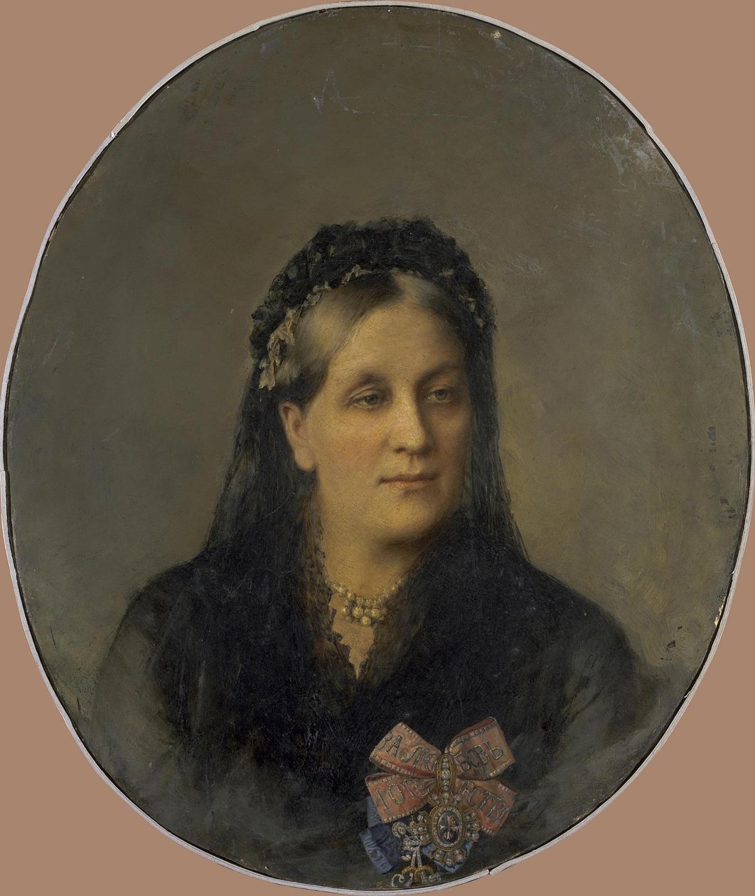 Portret księżnej Marii Aleksandrowny Dołgorukaja z domu Apraksina 1816-1892, II poł. autorstwa Unbekannt