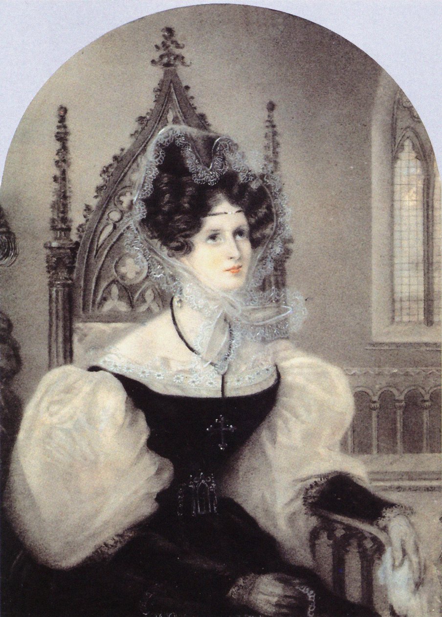 Portret księżniczki Zinaidy Aleksandrownej Wołkońskiej 1792-1862 autorstwa Unbekannt