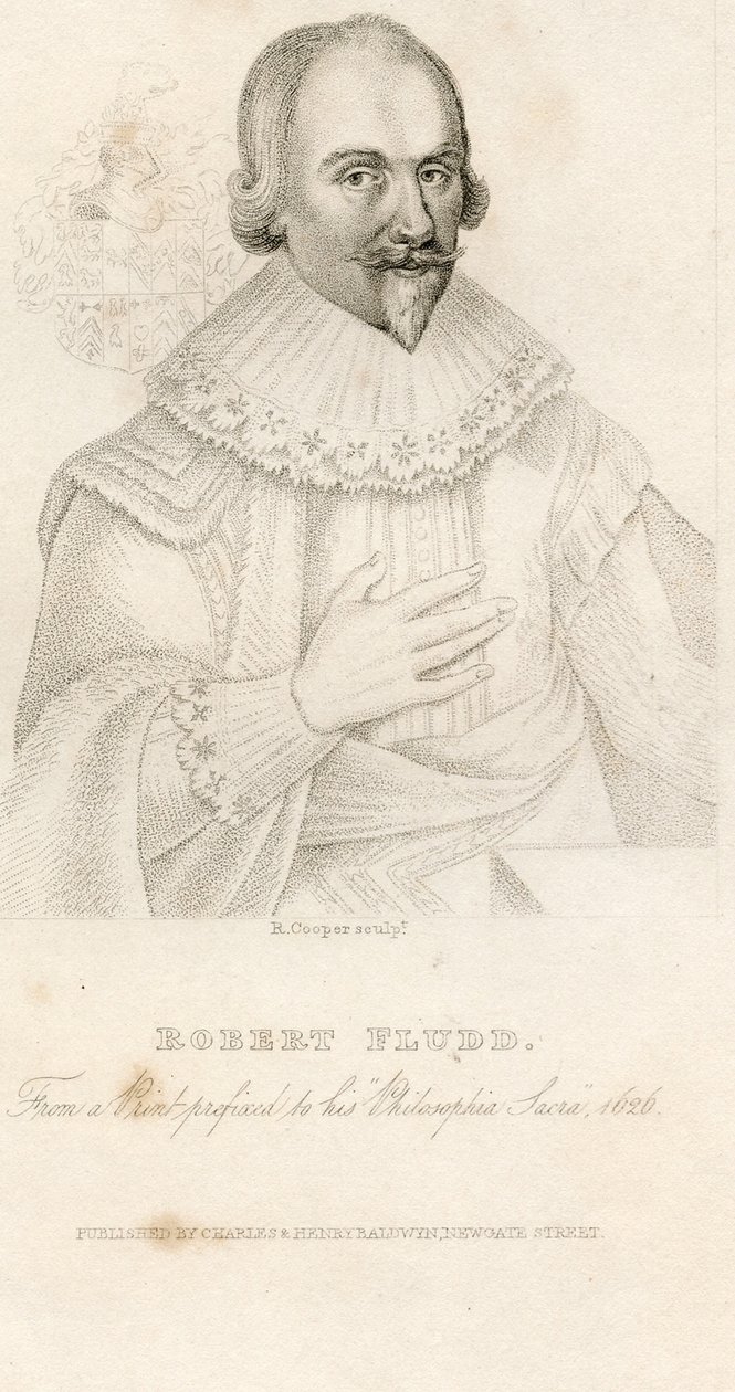 Portret Roberta Fludda 1574-1637, 1626 autorstwa Unbekannt