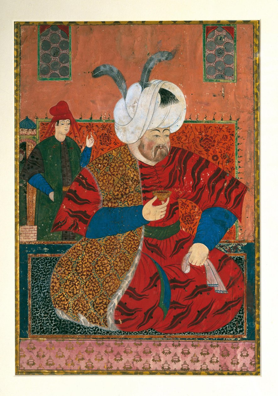 Portret Selima II 1524-1574, sułtana Imperium Osmańskiego, między 1570 a 1590 autorstwa Unbekannt