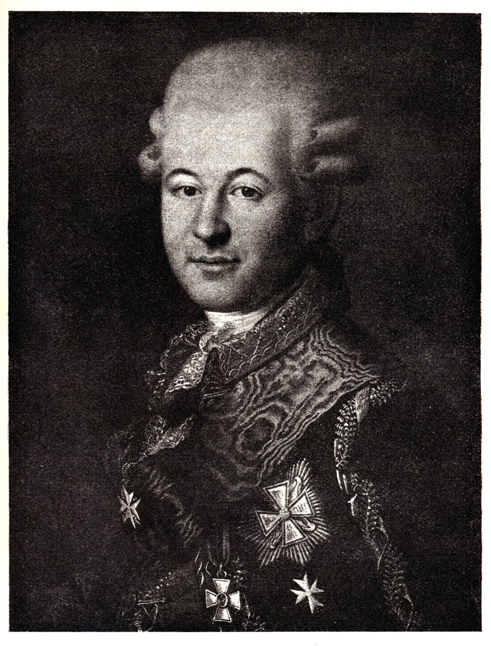 Portret Siemiona Zoricha 1745-1799, Faworyta Katarzyny Wielkiej, pocz. autorstwa Unbekannt