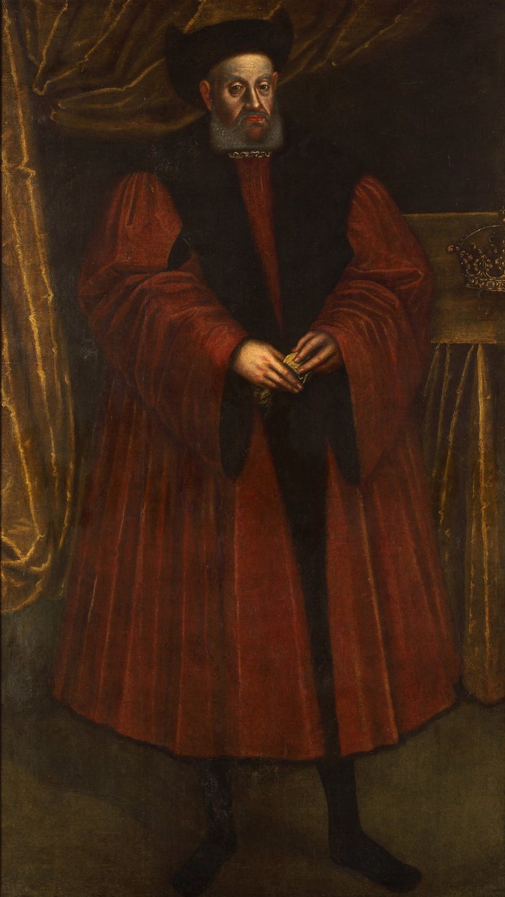 Portret Zygmunta I Polaka 1467-1548, XVII w. autorstwa Unbekannt