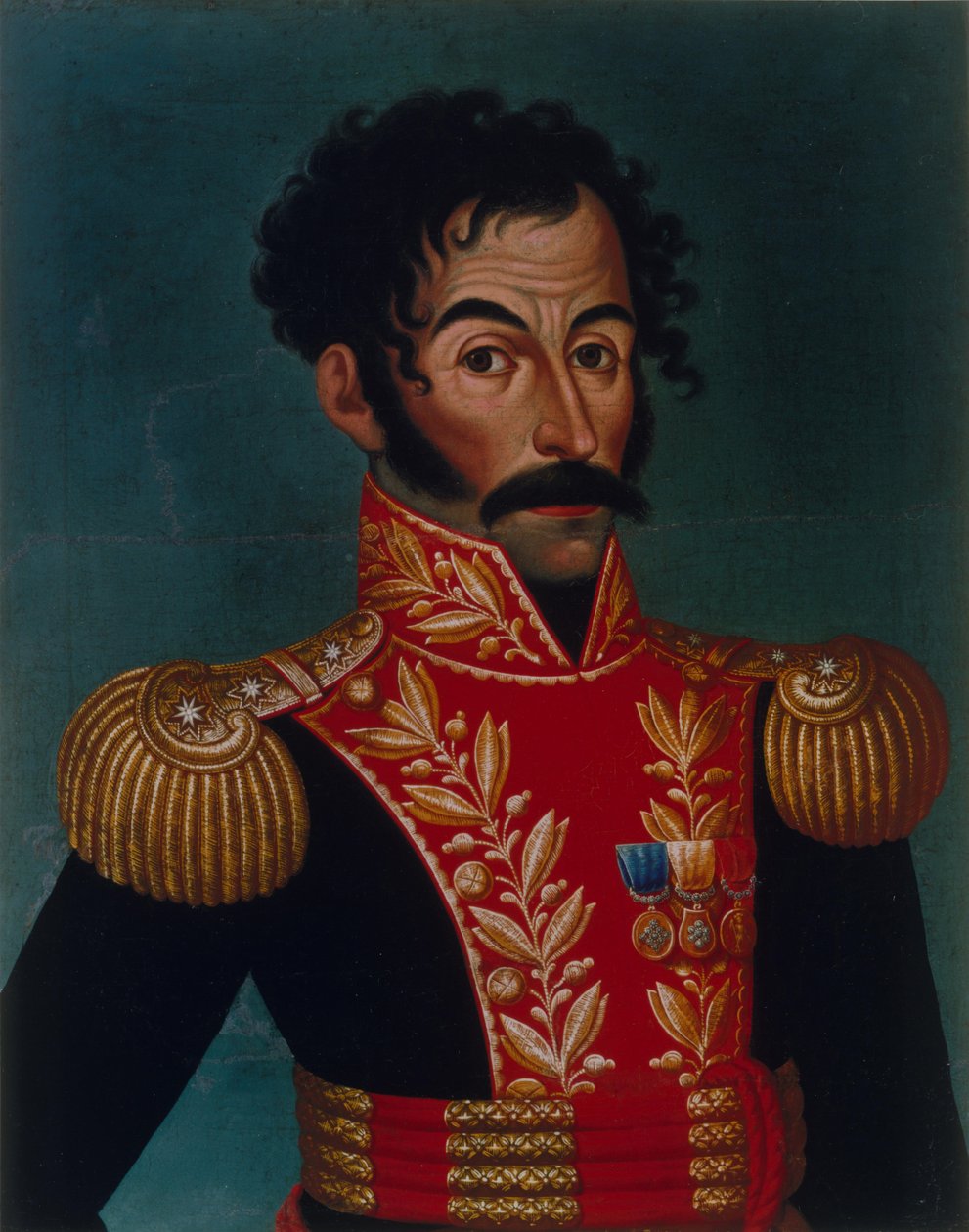 Portret Simóna Bolívara, 1823. autorstwa Unbekannt